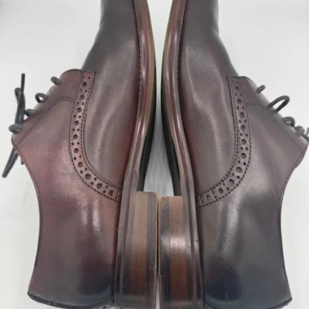 Johnston & Murphy Men's Conrad 2.0 Mahogany Full Grain Size 9M